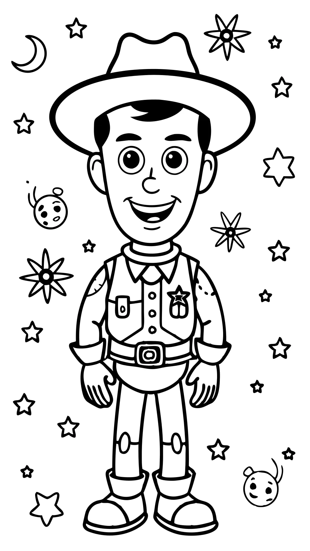 woody and buzz coloring pages